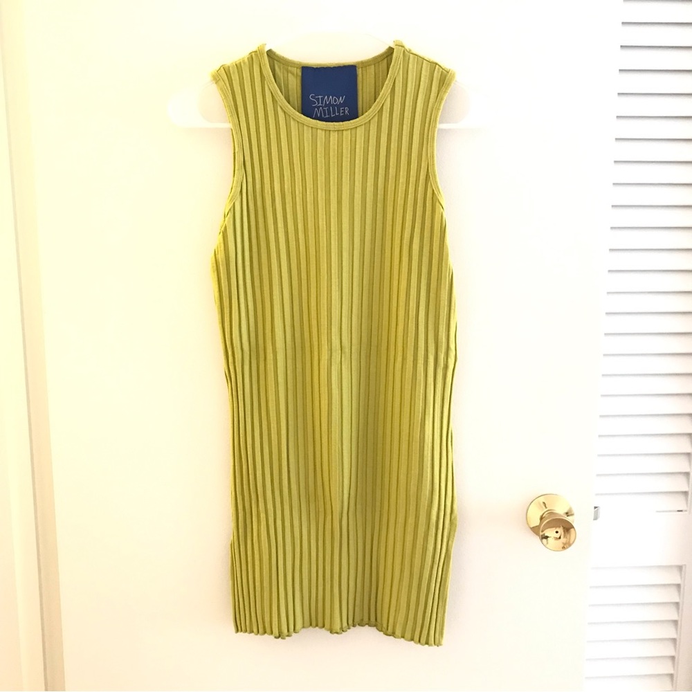 Simon Miller Ribbed Aukai Tunic Sleeveless Shirt